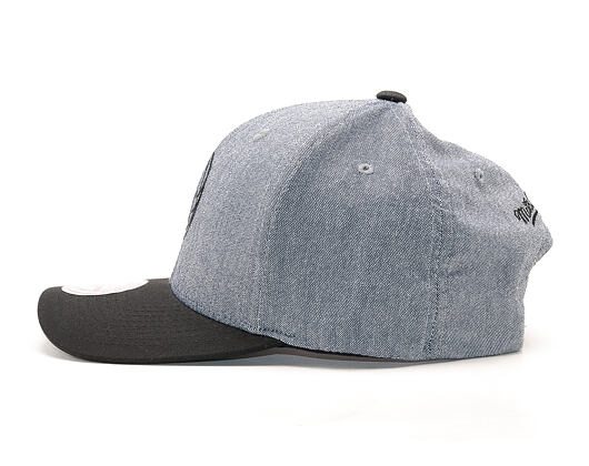 Kšiltovka Mitchell & Ness Link Flexfit 110 Flex-Snap Brooklyn Nets Grey/Black Snapback