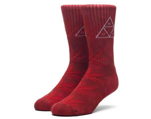 Ponožky HUF 420 Triple Triangle Red