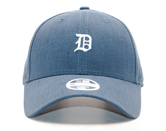 Dámská Kšiltovka New Era Linen Small Logo Detroit Tigers 9FORTY Navy Strapback