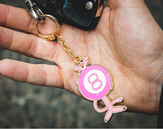 Klíčenka HUF Pink Panther Enamel Chain Pink