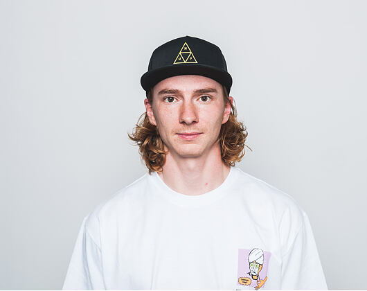 Kšiltovka HUF Apparel Cap Triple Triangle Trucker Black Snapback