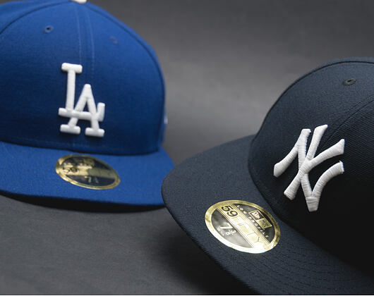 Kšiltovka New Era LC Authentic Perfomance Los Angeles Dodgers 59FIFTY LOW PROFILE Blue/White