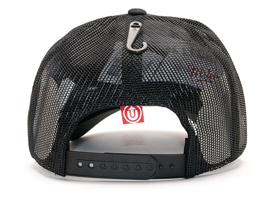 Kšiltovka UPFRONT Pin-Up Vinyl Baseball Trucker Black Snapback