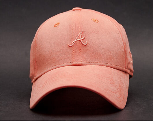 Dámská Kšiltovka New Era Women Felt Atlanta Braves 9FORTY Blush Strapback