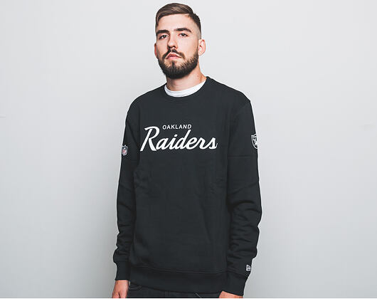 Mikina New Era Team Apparel Crewneck Oakland Raiders Black