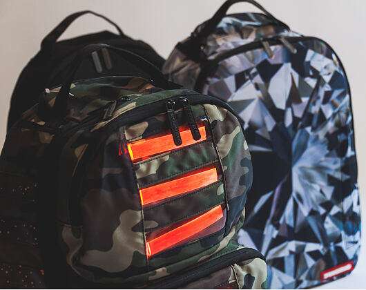 Svítící Batoh Sprayground Camo L.E.D. Bag To The Future