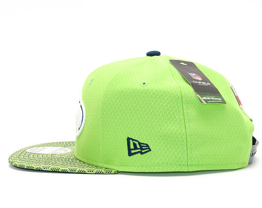 Kšiltovka New Era On Field NFL17 Seattle Seahawks 9FIFTY Official Team Color Snapback