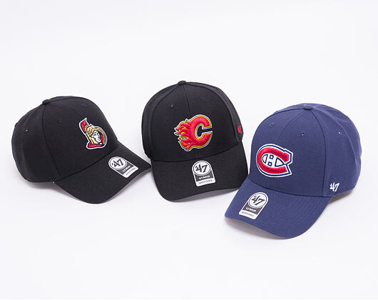 Kšiltovka 47 Brand Calgary Flames MVP Black Strapback