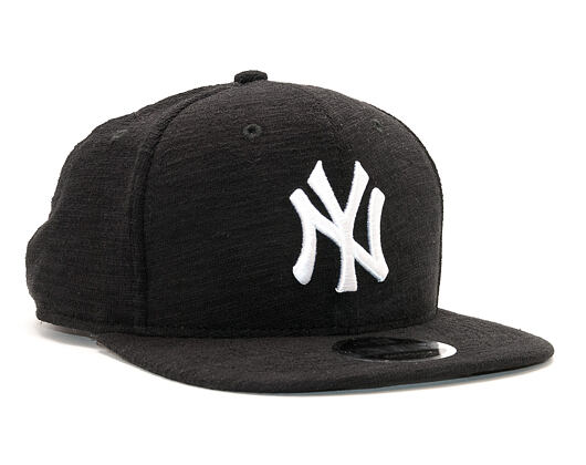 Kšiltovka New Era Slub New York Yankees 9FIFTY Black/White Snapback