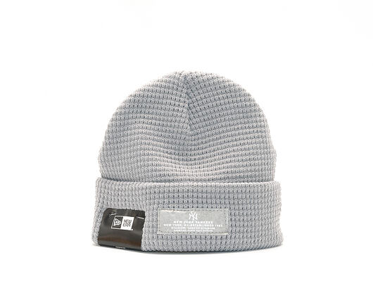 Kulich New Era Mono Script Patch Knit New York Yankees Gray/White