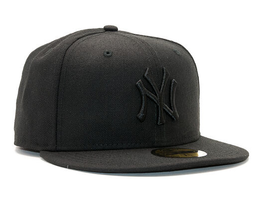 Kšiltovka New Era - MLB Black on Black 59FIFTY - NY Yankees - Black