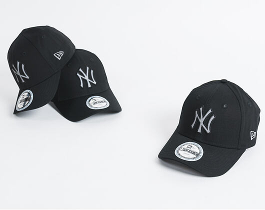 Dětská Kšiltovka New Era Reflect New York Yankees 9FORTY Youth Black Strapback