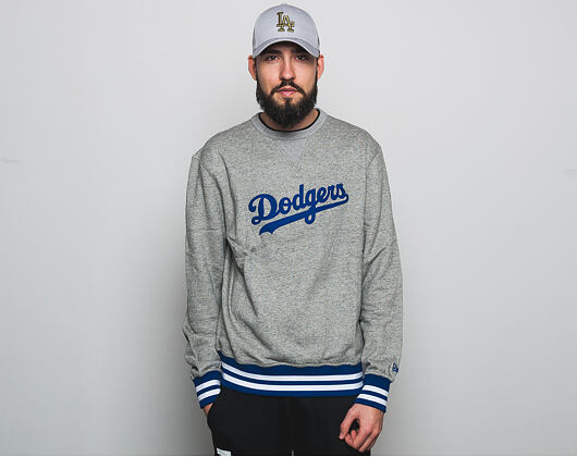 Mikina New Era Heritage Crewneck Brooklyn Dodgers Royal Blue/Grey