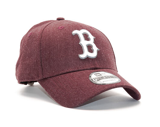 Kšiltovka New Era Seasonal Heather Boston Red Sox 9FORTY Heather Maroon/White Strapback