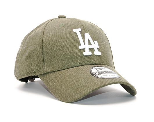 Kšiltovka New Era Seasonal Heather Los Angeles Dodgers 9FORTY Heather Olive/White Strapback