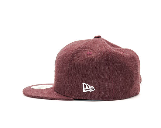 Kšiltovka New Era Seasonal Heather Boston Red Sox 59FIFTY Heather Maroon/White