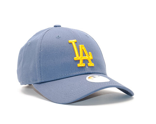 Dámská Kšiltovka New Era League Essential Los Angeles Dodgers 9FORTY Slate/Gold Strapback