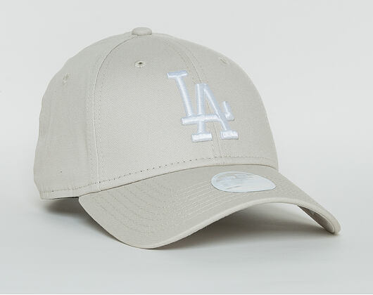Dámská Kšiltovka New Era Essential Los Angeles Dodgers 9FORTY Satin/White Strapback
