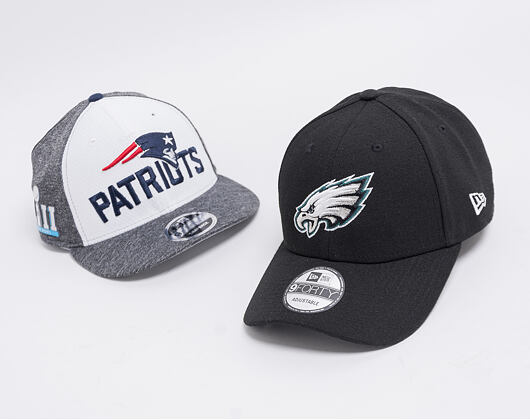 Kšiltovka New Era NFL 18 Replica Super Bowl Patch Philadelphia Eagles 9FORTY Official Team Color Str