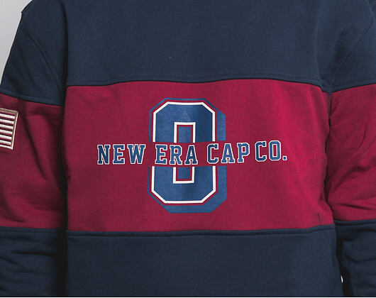 Mikina New Era World Hood Crew Night Shift Navy/Cardinal