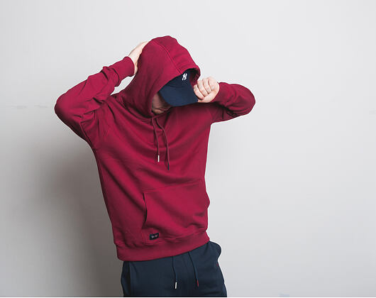 Mikina S Kapucí New Era World Hood Oversized Hoody Cardinal