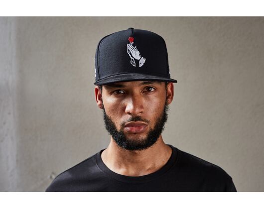 Kšiltovka Cayler & Sons White Label Thorns Black/Red Snapback