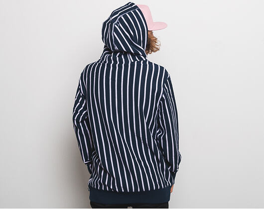 Mikina S Kapucí HUF Sutter Stripe Midnight