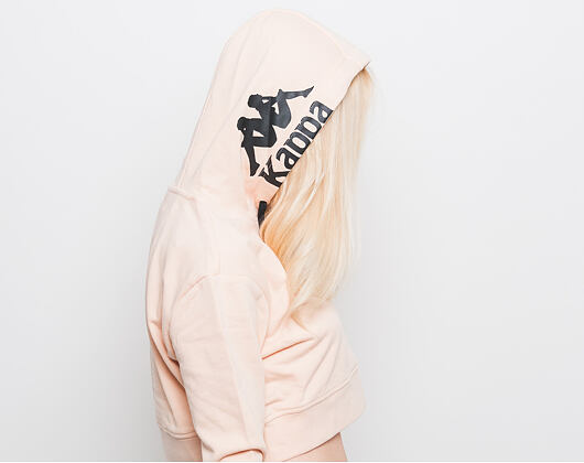 Dámská Mikina S Kapucí Kappa Authentic Zaly Pink Peach