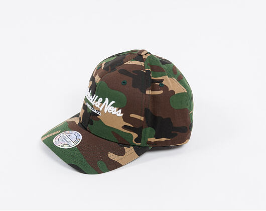 Kšiltovka Mitchell & Ness Pinscript High Crown 110 Flex-Snap Woodland Camo Snapback