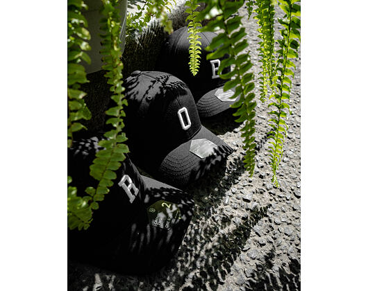 Kšiltovka State of WOW ALPHABET - Alpha Baseball Cap Crown 2 Black/White Strapback