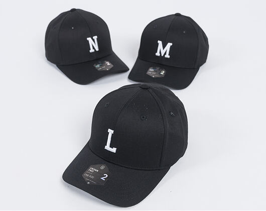 Kšiltovka State of WOW ALPHABET - Lima Baseball Cap Crown 2 Black/White Strapback