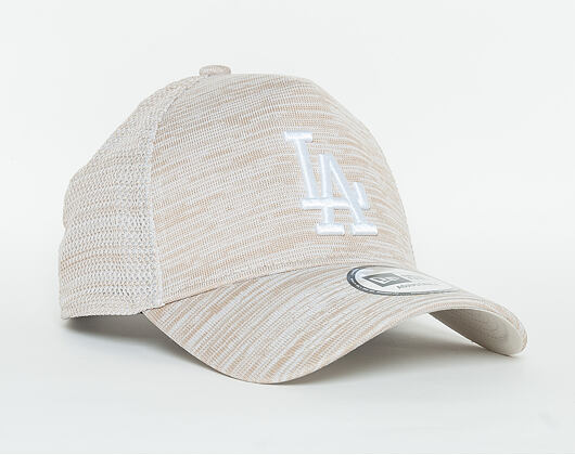 Kšiltovka New Era Engineered Fit Los Angeles Dodgers 9FORTY A-FRAME  Stone / Optic White