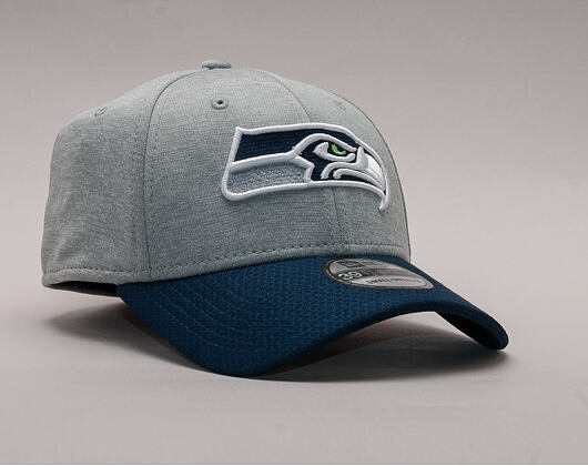 Kšiltovka New Era  Jersey Hex Seattle Seahawks 39THIRTY  Gray / Official Team Color