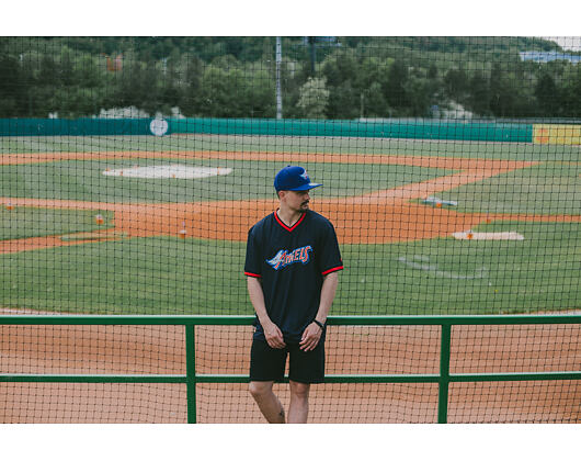 Triko New Era Coast 2 Coast Mesh BB Tee Anaheim Angels Navy