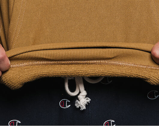 Mikina S Kapucí Champion Classic Logo Hooded Sweatshirt Brown