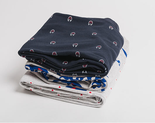Tepláky Champion Classic Logo All Over Print Grey