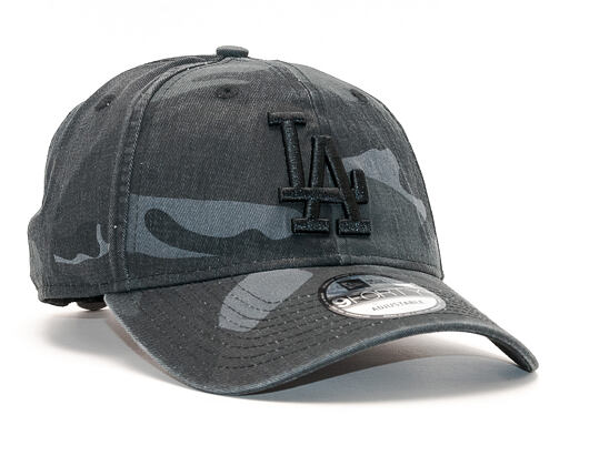 Kšiltovka New Era Washed Camo Los Angeles Dodgers 9FORTY Marine Navy Camo Strapback