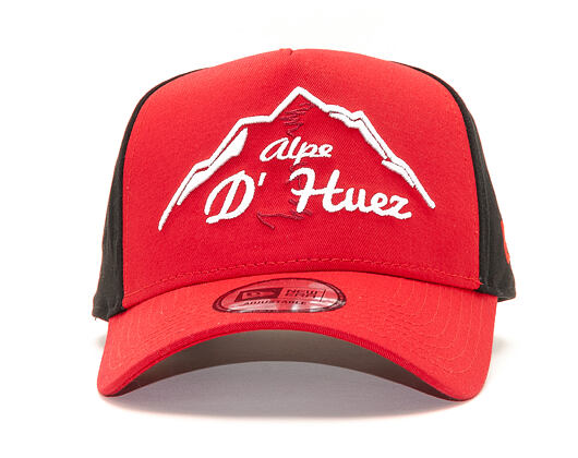 Kšiltovka New Era A Frame Trucker Tour De France Lifestyle 9FORTY Scarlet Snapback