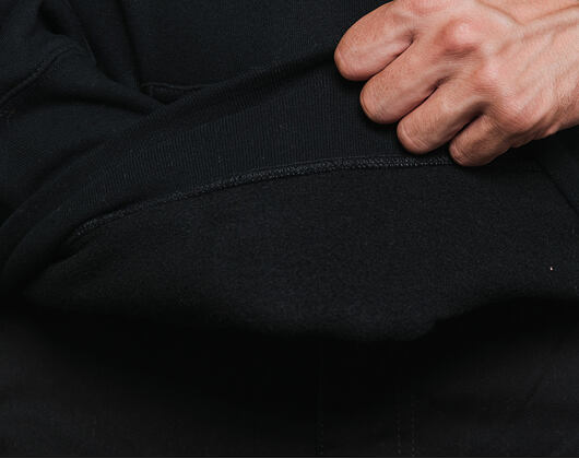 Mikina HUF Essentials Triple Triangle Hoodie Black