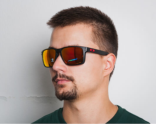Sluneční Brýle Oakley Holbrook XL Matte Black/Prizm Ruby OO9417-0459