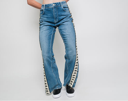 Dámské Kalhoty Kappa Authentic Besto Blue Cobalt Beige