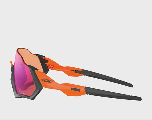 Sluneční Brýle Oakley Flight Jacket Matte Black/Neon Orange Prizm Trail OO9401-0437