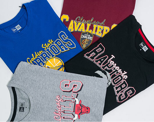 Triko New Era NBA Team Apparel Tee Golden State Warriors Majestic Blue