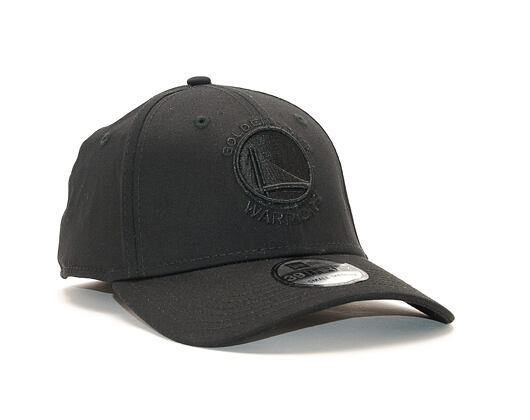 Kšiltovka New Era Black On Black Golden State Warriors 39THIRTY Black