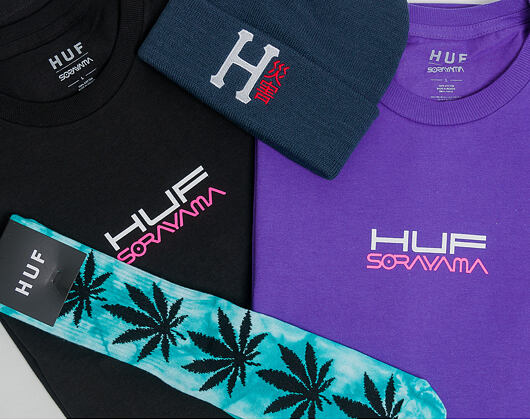 Triko HUF X Sorayama Ride Black
