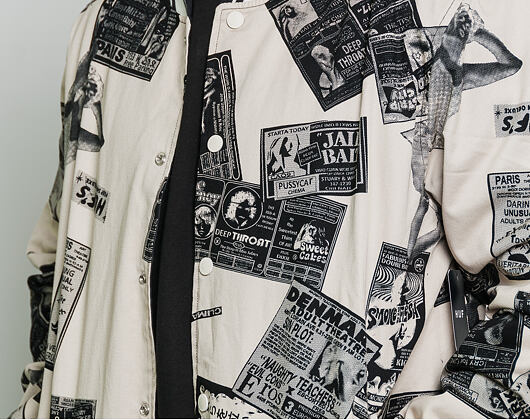 Bunda HUF Peep Show Varsity Jacket Birch
