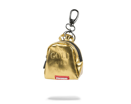 Klíčenka Sprayground Gold Brick Keychain