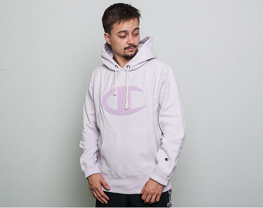 Mikina Champion Hooded Sweatshirt Reverse Weave Pink