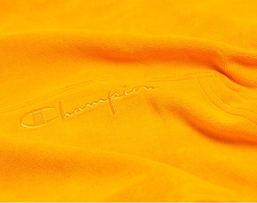 Mikina Champion Hooded Sweatshirt Oversized Yellow