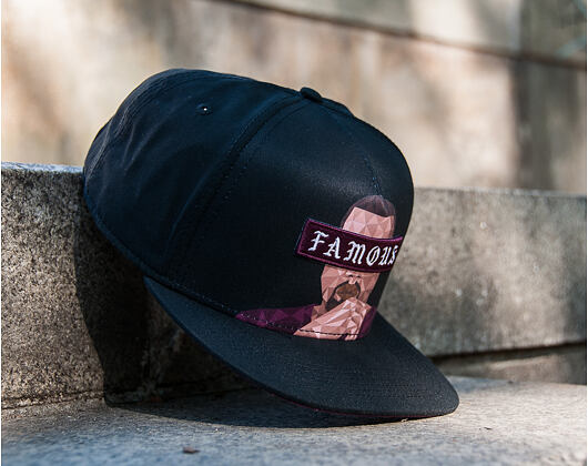 Kšiltovka Cayler & Sons WL Drop Out Cap Black/Bordeaux Snapback